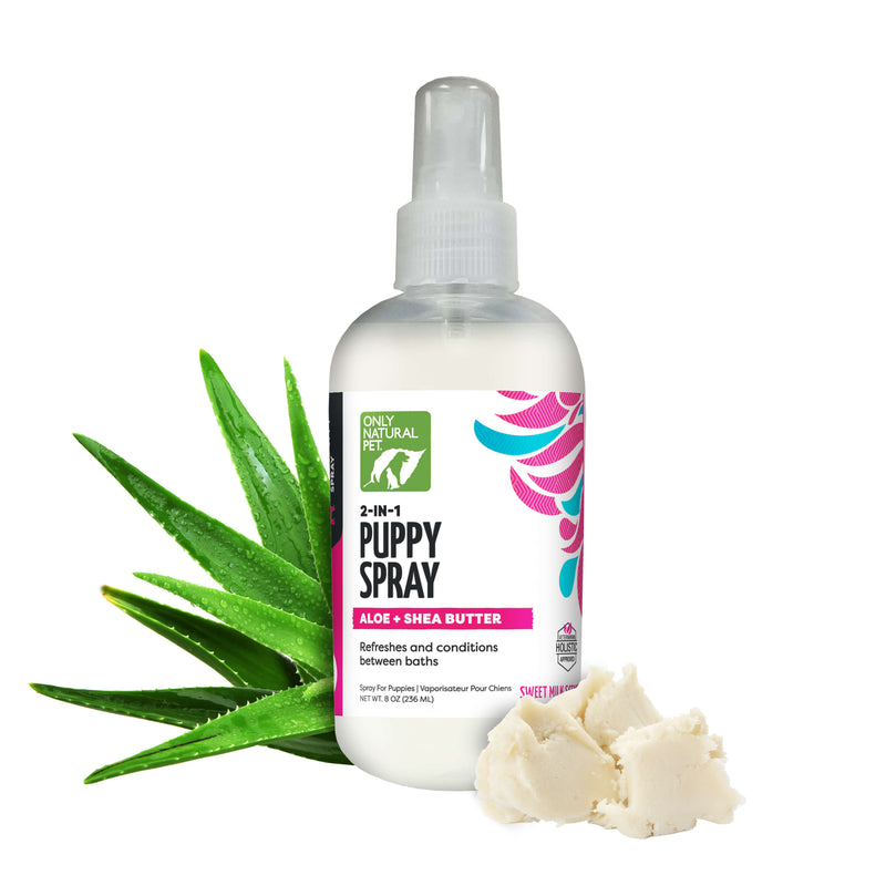 Only Natural Pet 2-in-1 Puppy Spray with Aloe + Shea