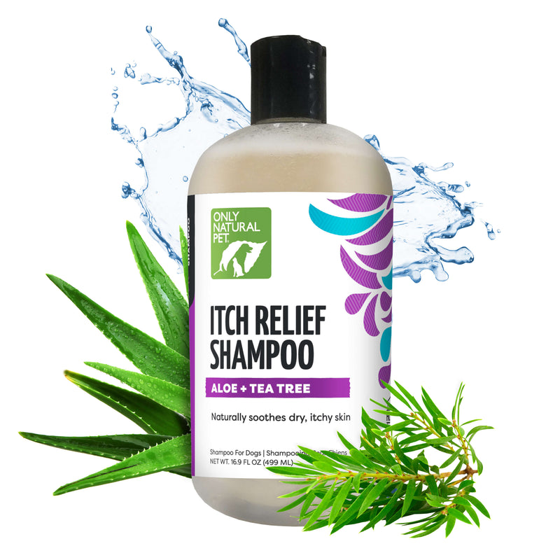 Only Natural Pet Itch Relief Shampoo with Aloe + Tea Tree for Dogs