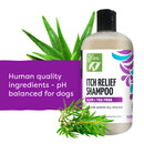 Only Natural Pet Itch Relief Shampoo with Aloe + Tea Tree for Dogs