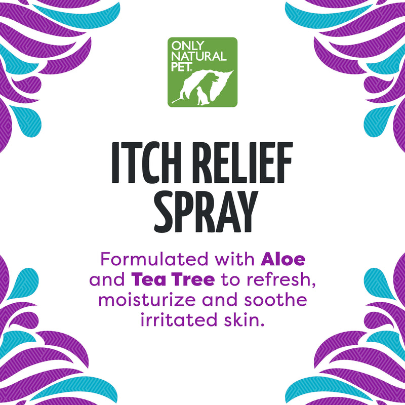 Only Natural Pet Itch Relief Spray with Aloe + Tea Tree for Dogs