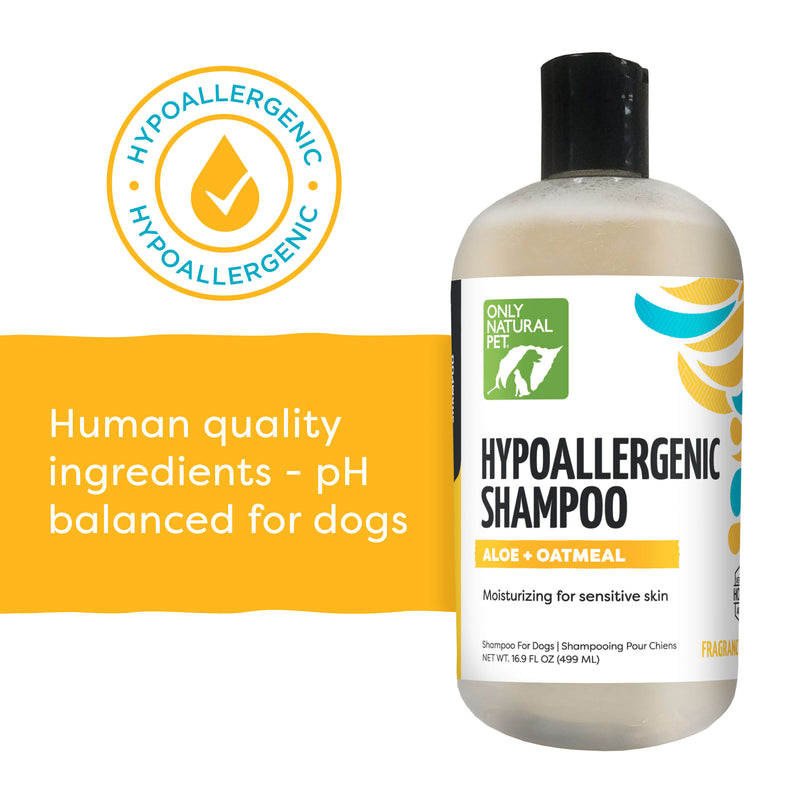 Only Natural Pet Hypoallergenic Shampoo Aloe + Oatmeal for Dogs