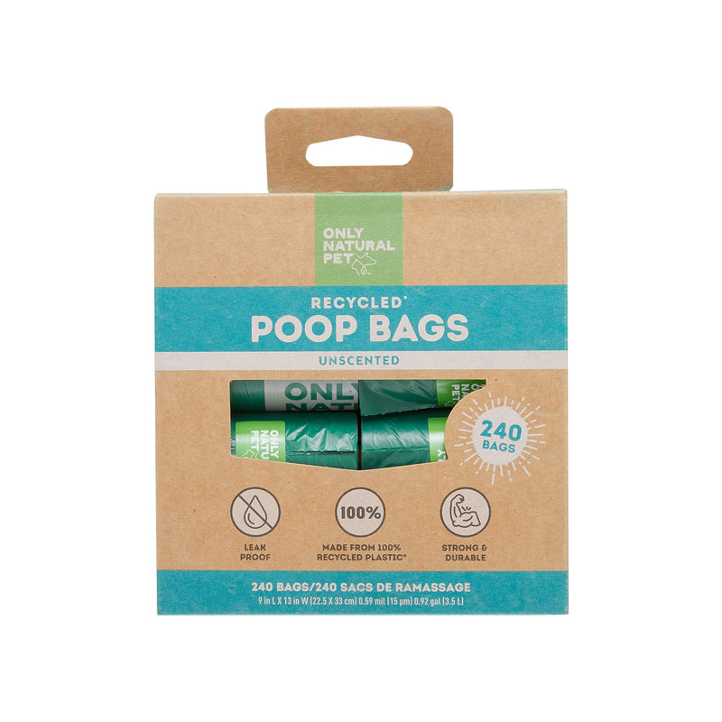 Only Natural Pet 100% Post-Consumer Recycled Unscented Dog Poop Bags