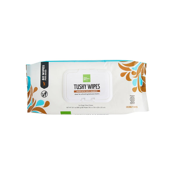 Only Natural Pet Bamboo Tushy Wipes for Dogs