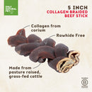 Only Natural Pet Collagen Braided Beef Stick Dog Chew