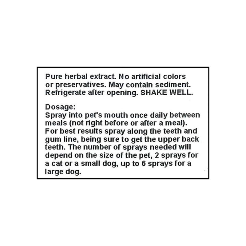 Only Natural Pet All Smiles Oral Care Mouth Spray for Dogs & Cats