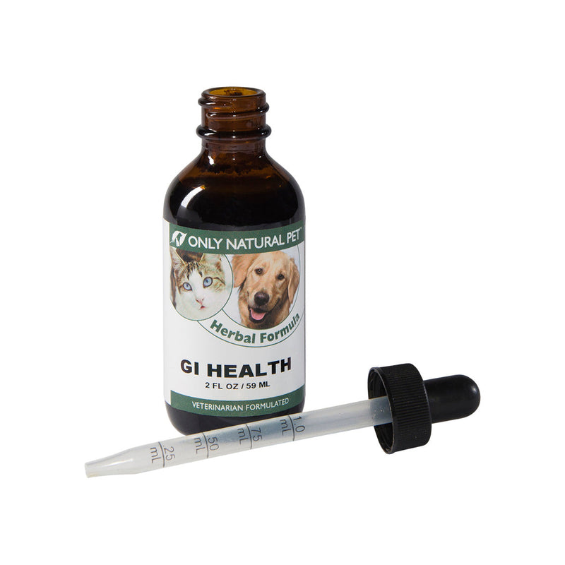 Only Natural Pet GI Health Herbal Liquid Formula Digestive Supplement for Dogs & Cats