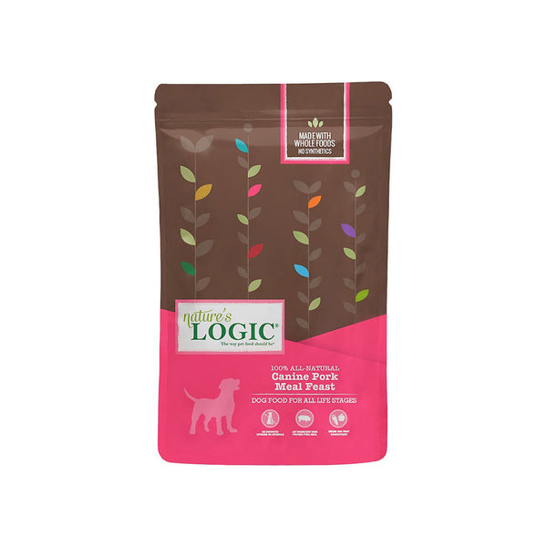 Nature's Logic Original Pork Meal Feast Dry Food for Dogs