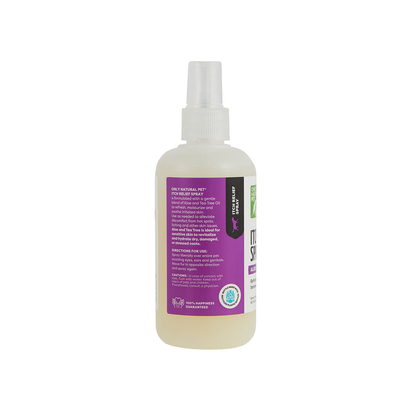 Only Natural Pet Itch Relief Spray with Aloe + Tea Tree for Dogs