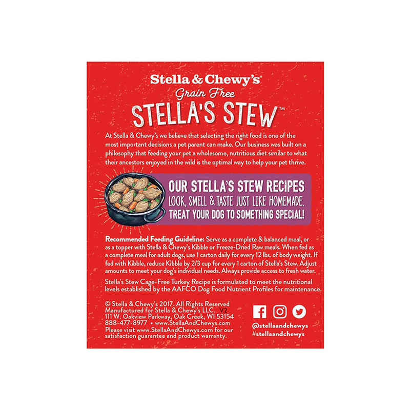 Stella & Chewy's Stew Wet Food for Dogs Case of 12