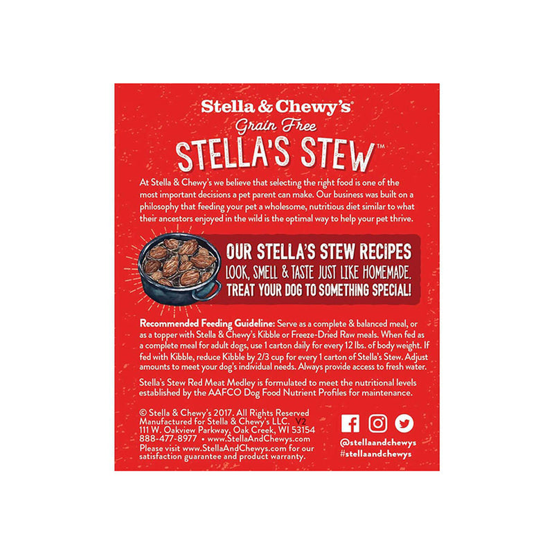 Stella & Chewy's Stew Wet Food for Dogs Case of 12