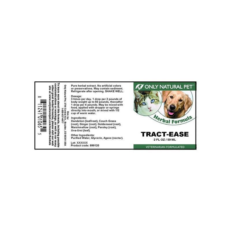 Only Natural Pet Tract-Ease Herbal Formula